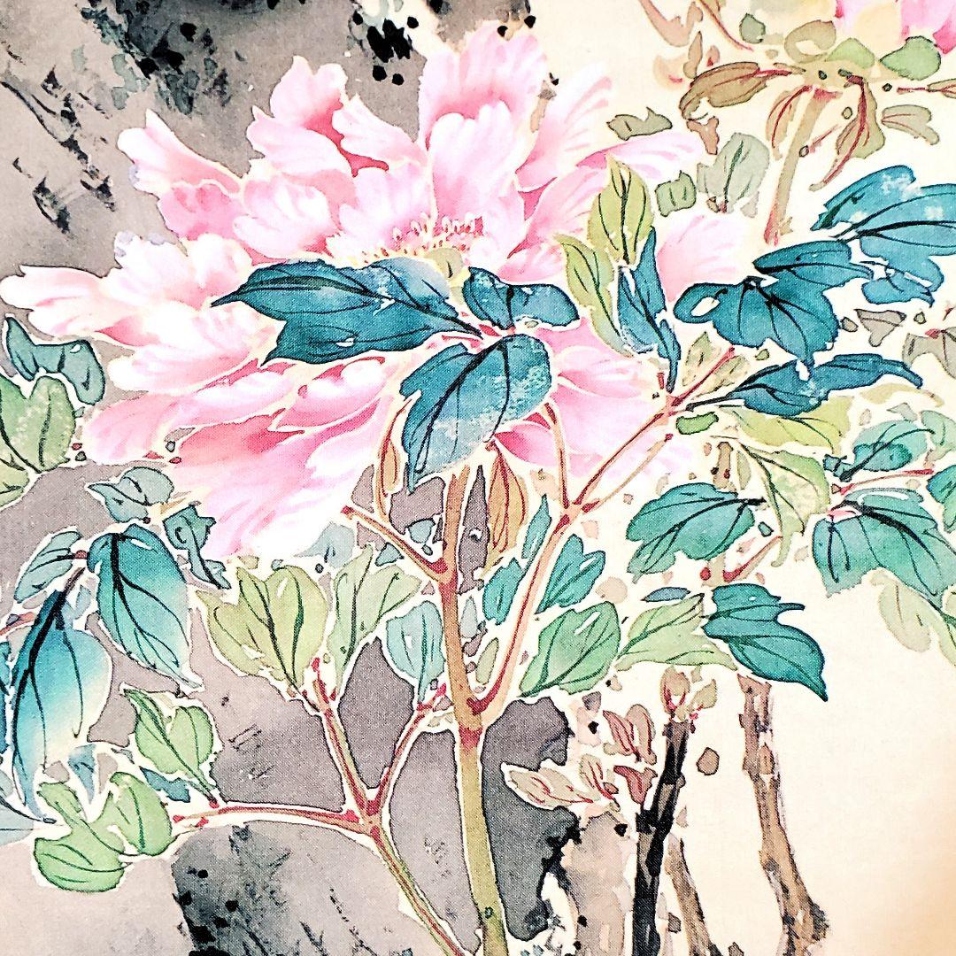 野口小蘋(のぐちしょうひん)　工芸　玉堂富貴　掛け軸