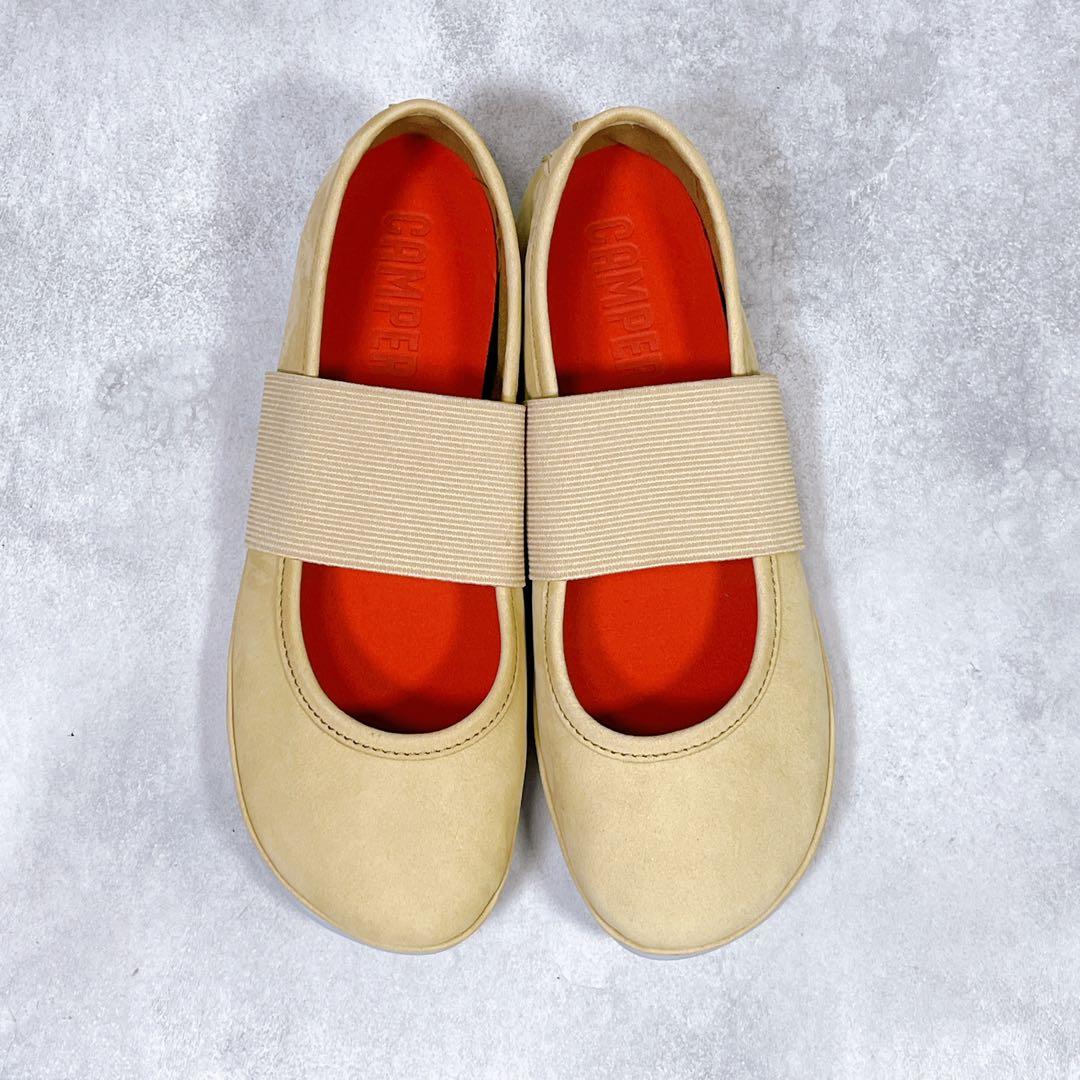 新品【カンペール】ライトニナ (36) フラットシューズ ストラップ