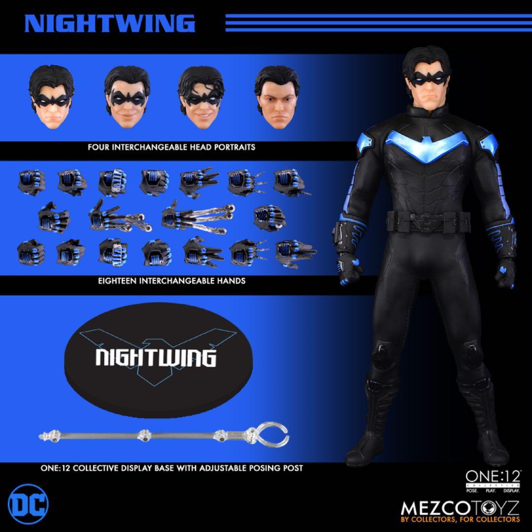mezco メズコ ナイトウィング nightwing アクションフィギュア ワン12コレクティブ/ DCコミックス： ナイトウィング 1/12 アクション
