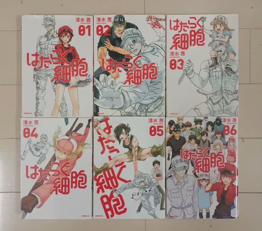 はたらく細胞 全巻セット 1-6巻 - メルカリ