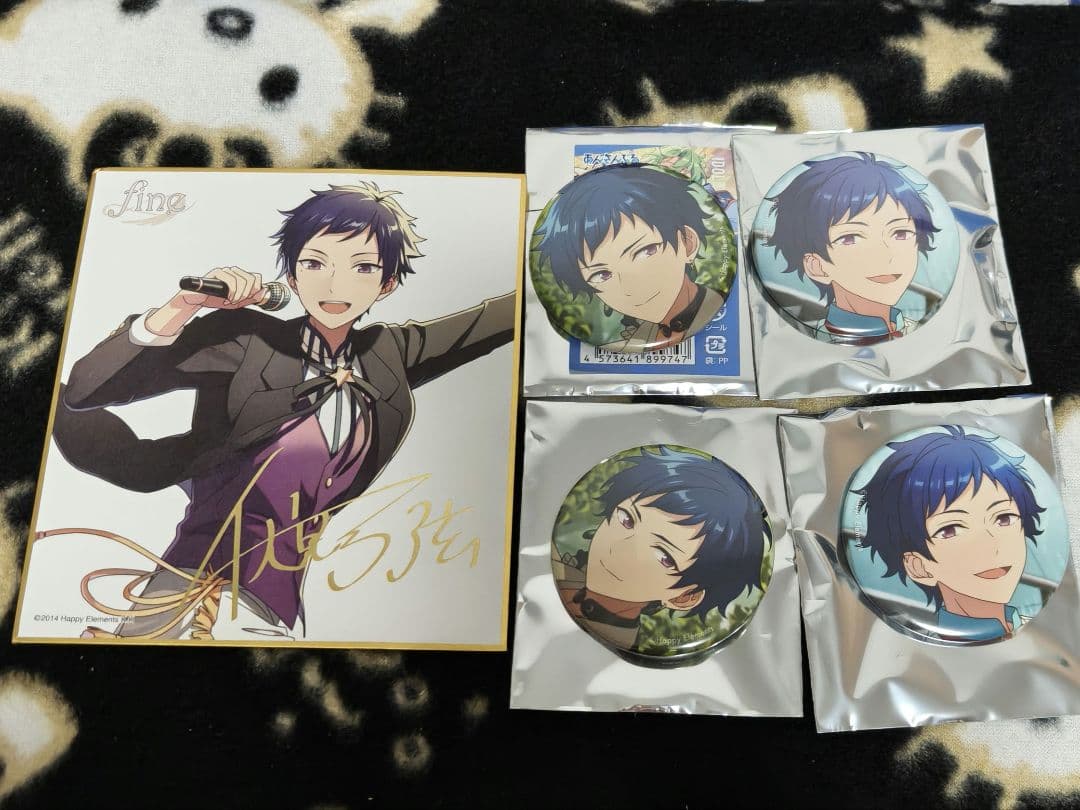 あんスタ イベコレ 伏見弓弦 缶バッジ 色紙 - メルカリ