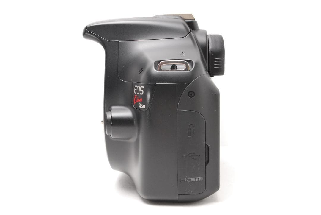 新品級ショット数 美品】Canon Kiss X50 スマホ転送 手振れ補正 - メルカリ