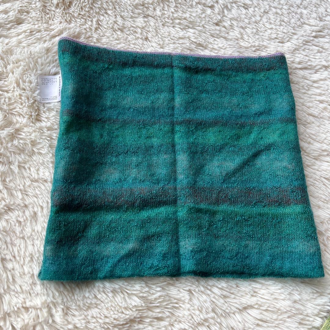 にゃにゃん様専用 M.&KYOKO マルチカラーワンピース ネックウォーマー