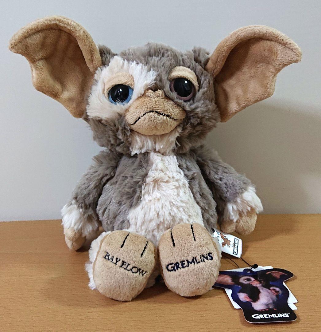 ベイフローグレムリン40周年 ギズモ ぬいぐるみ オッドアイ シリアル