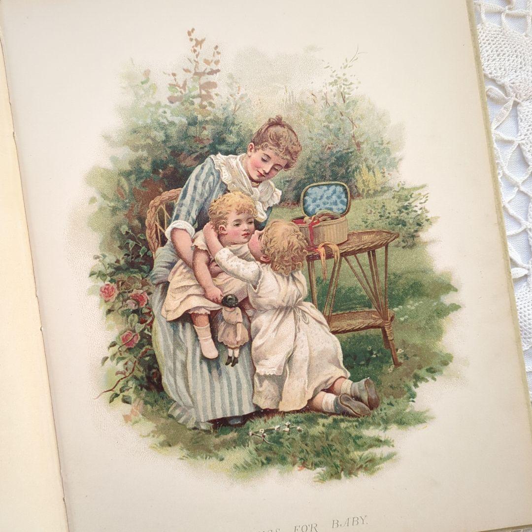 超稀少1888ハリエットベネット絵本 洋書 児童書 アンティーク