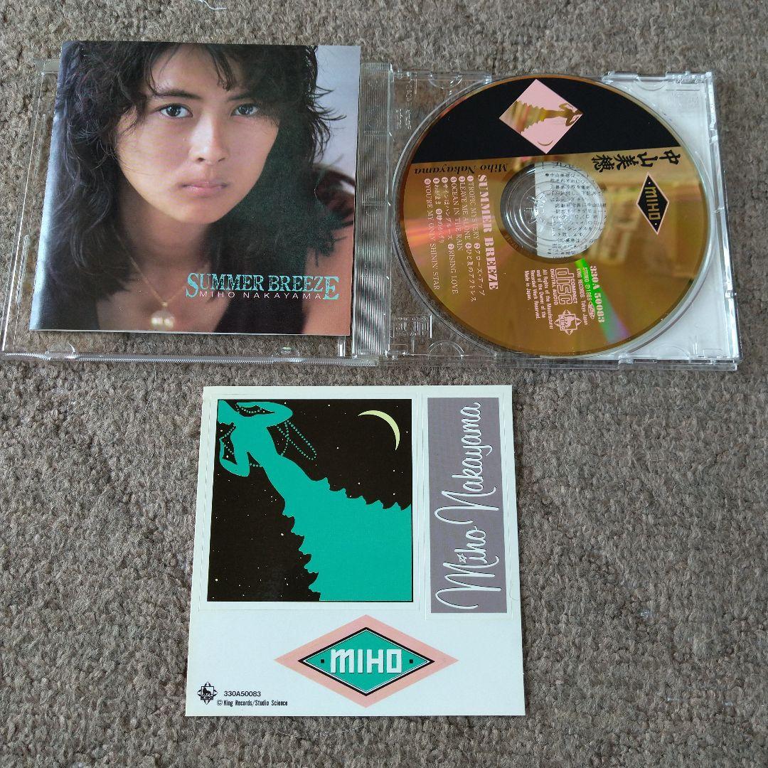 中山美穂 サマー・ブリーズ完全限定盤ゴールドセレクト 24K ステッカー