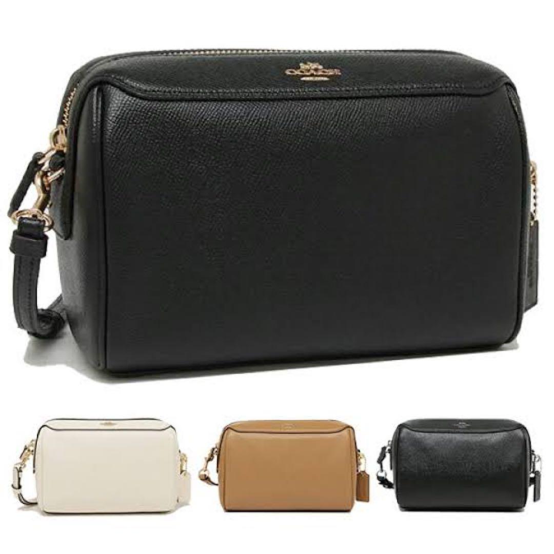 COACHコーチ ミニボストン ショルダーバッグ ベネット 黒 F76629