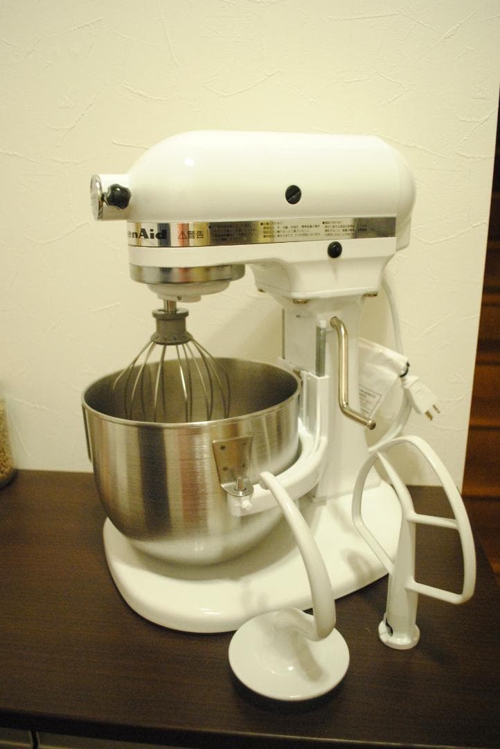 キッチンエイドスタンドミキサ Kitchenaid　KSM5 白　FMI製 キッチンエイド KSM5.5WH 1台 : 道具・機械 | スモールビジネスのため