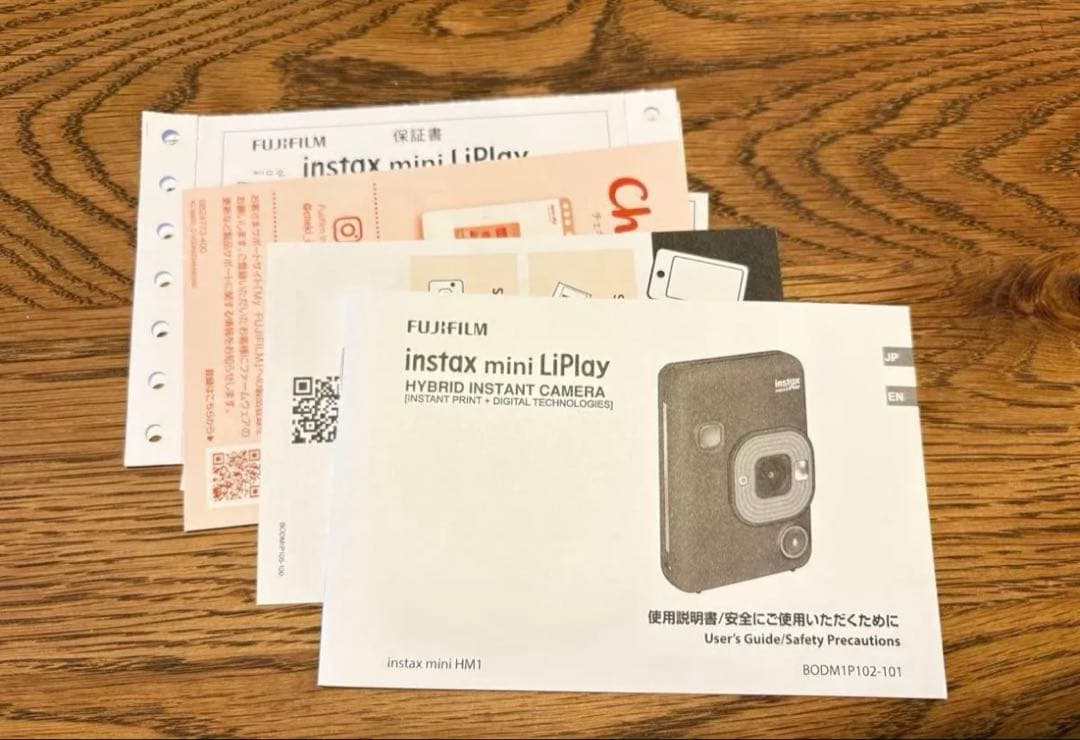 美品】instax mini LiPlay ブラッシュゴールド ☆SDカード付 - メルカリ