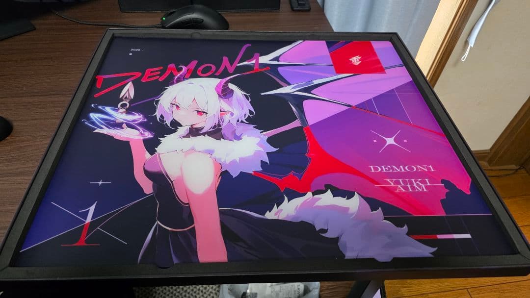 即購入歓迎 YukiAim x Demon1 Glass Mousepad Yuki Aim x Demon1 - Glass Mousepad