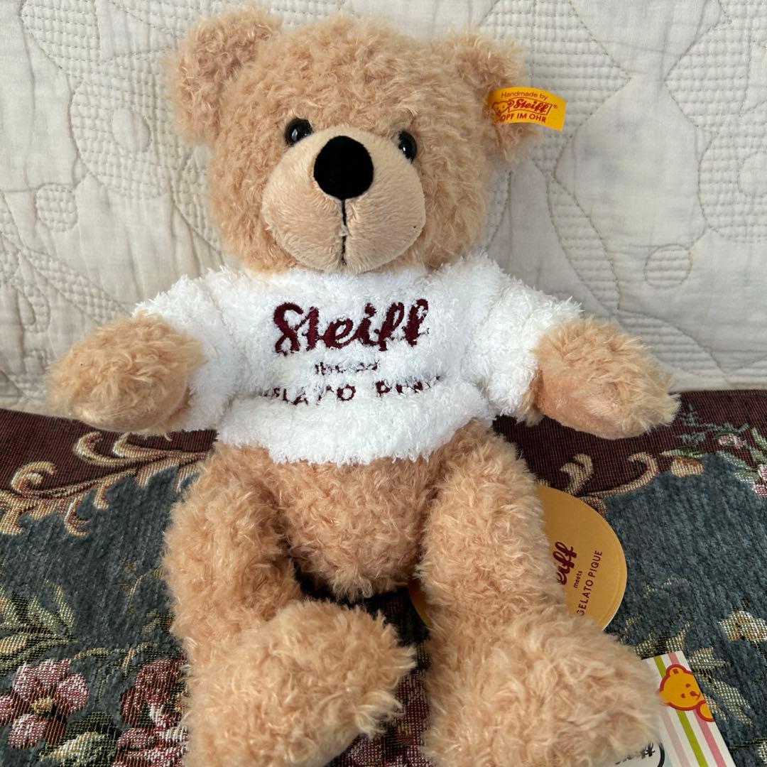 ジェラートピケ シュタイフ テディベア ※箱付き - メルカリ