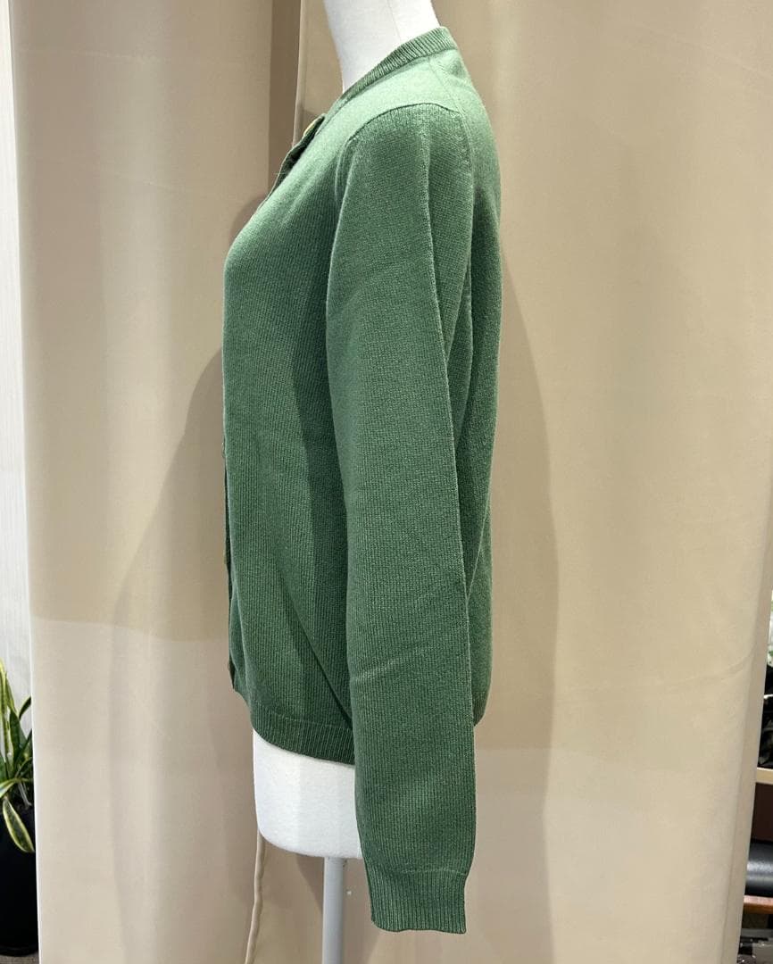 BALLANTYNE バランタイン カーディガン カシミア 44 グリーン