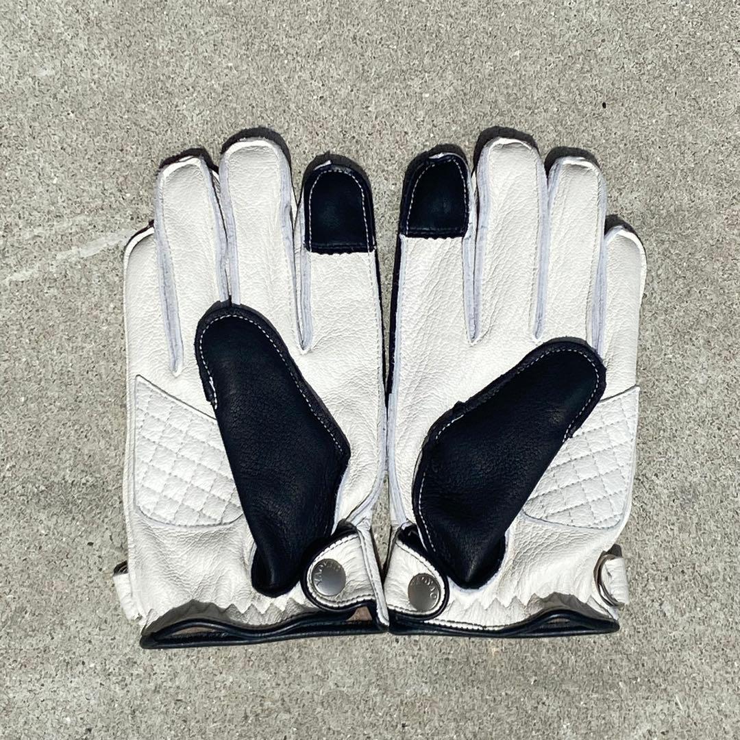 ⭐︎即日発送⭐︎ XLサイズ ファイヤーパターン レザーバイクグローブ