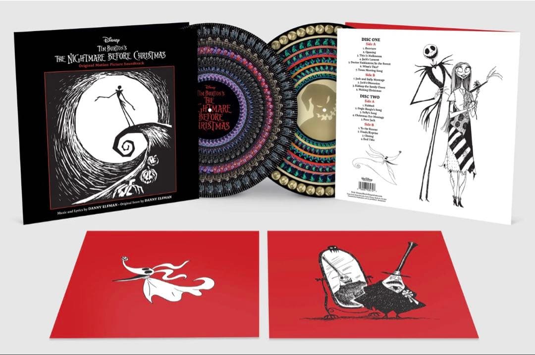 ナイトメアビフォアクリスマス アナログLPゾートロープ仕様2枚組