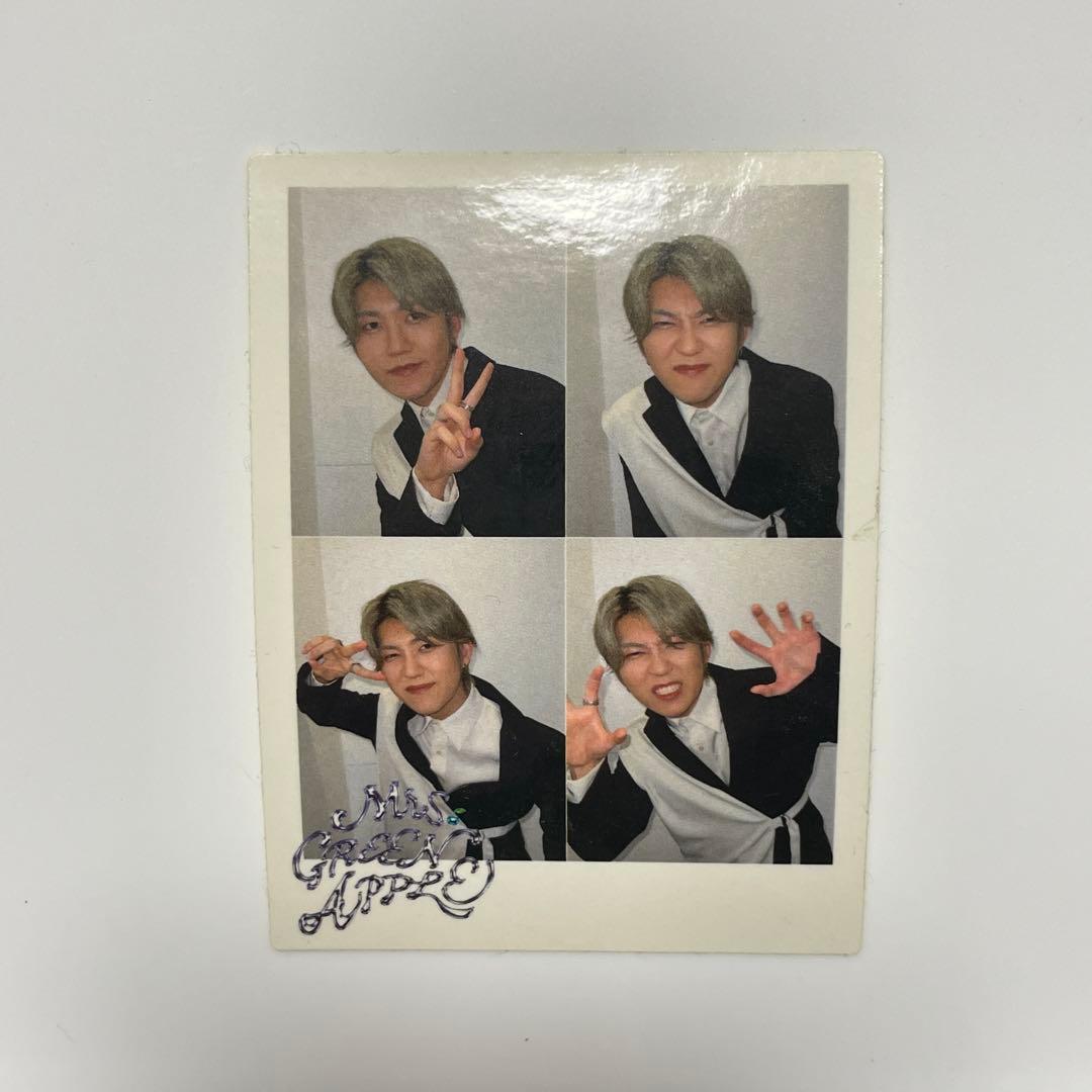 Mrs. GREEN APPLE ミセス 若井滉斗 チェキ風ステッカー - メルカリ