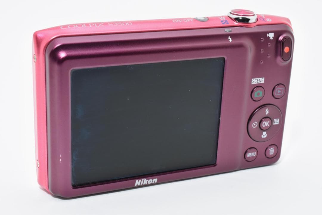 □ 美品 □ ニコン Nikon COOLPIX S3500 ストロベリーピンク - メルカリ