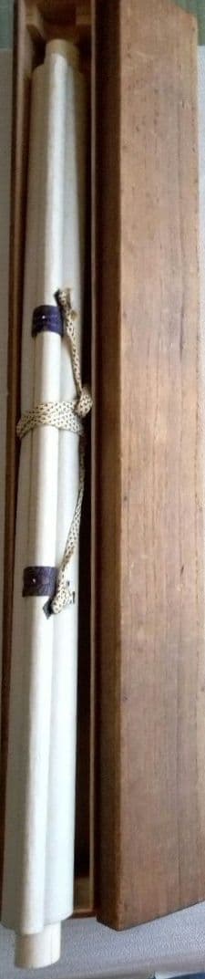 掛け軸、虎画(絹本）、常山源瑛画 - メルカリ