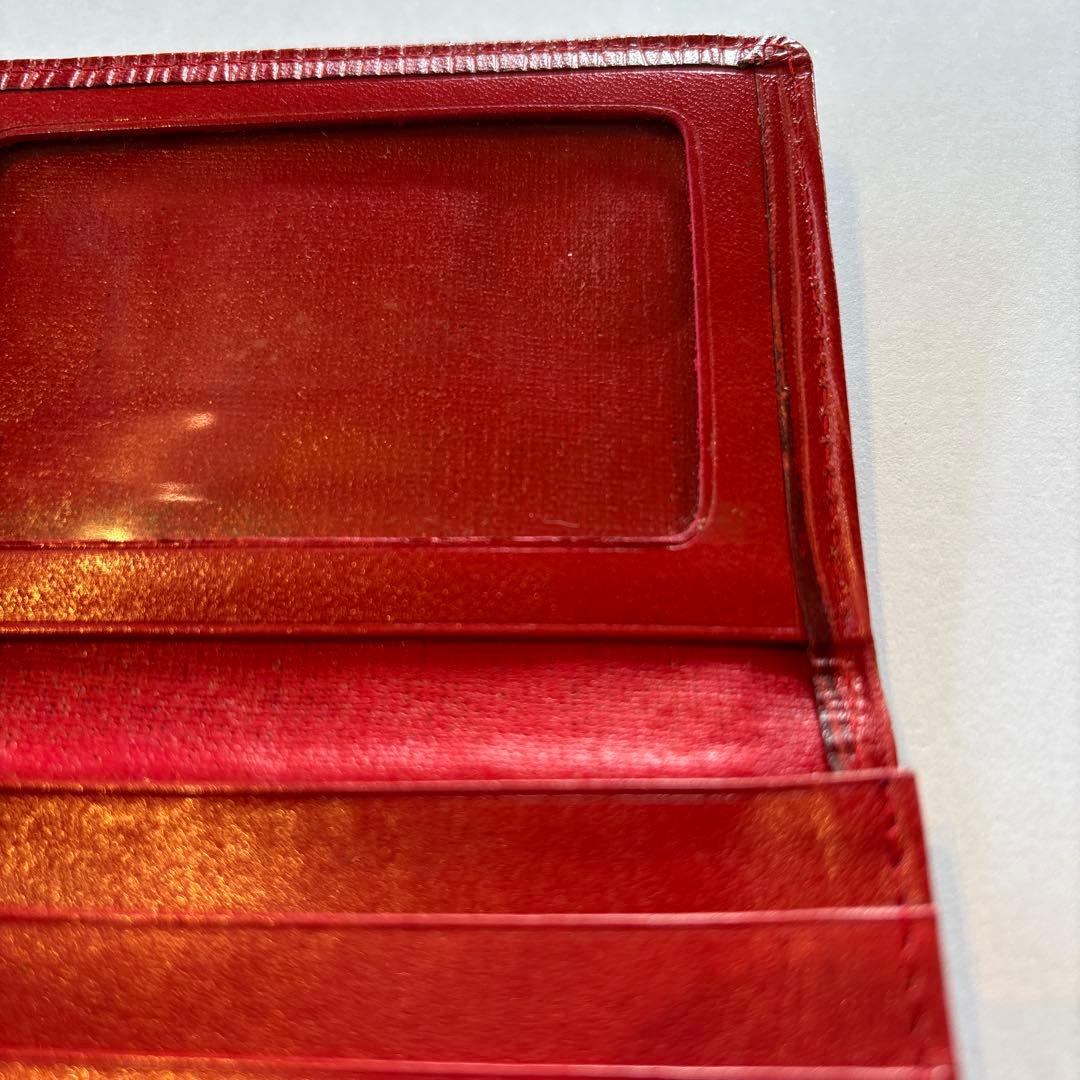 希少 LOUIS VUITTON 赤 レザー 名刺入れ 1980年代 - メルカリ