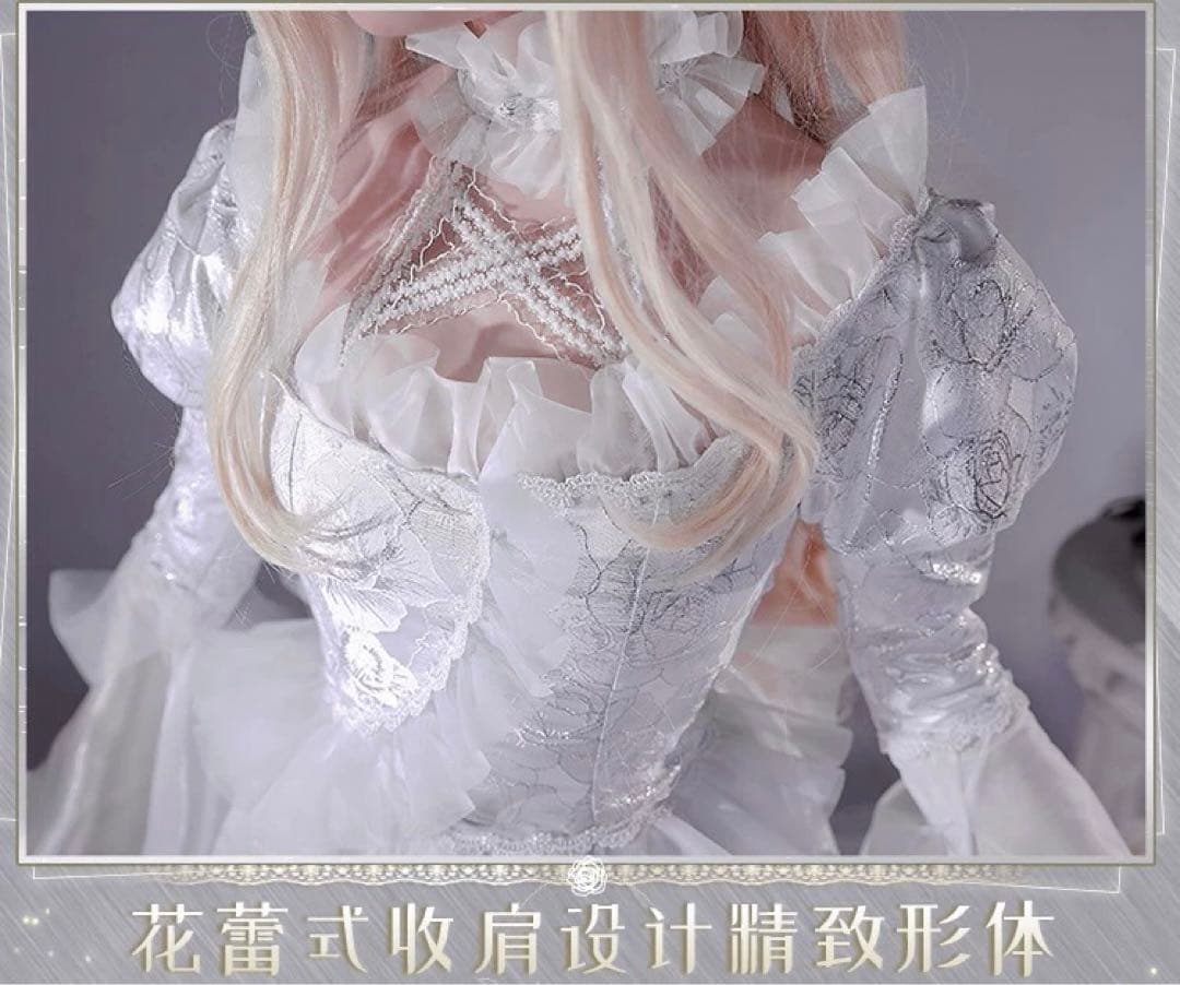 icos ローゼンメイデン 雪華綺晶 きらきしょう コスプレ 衣装 - メルカリ