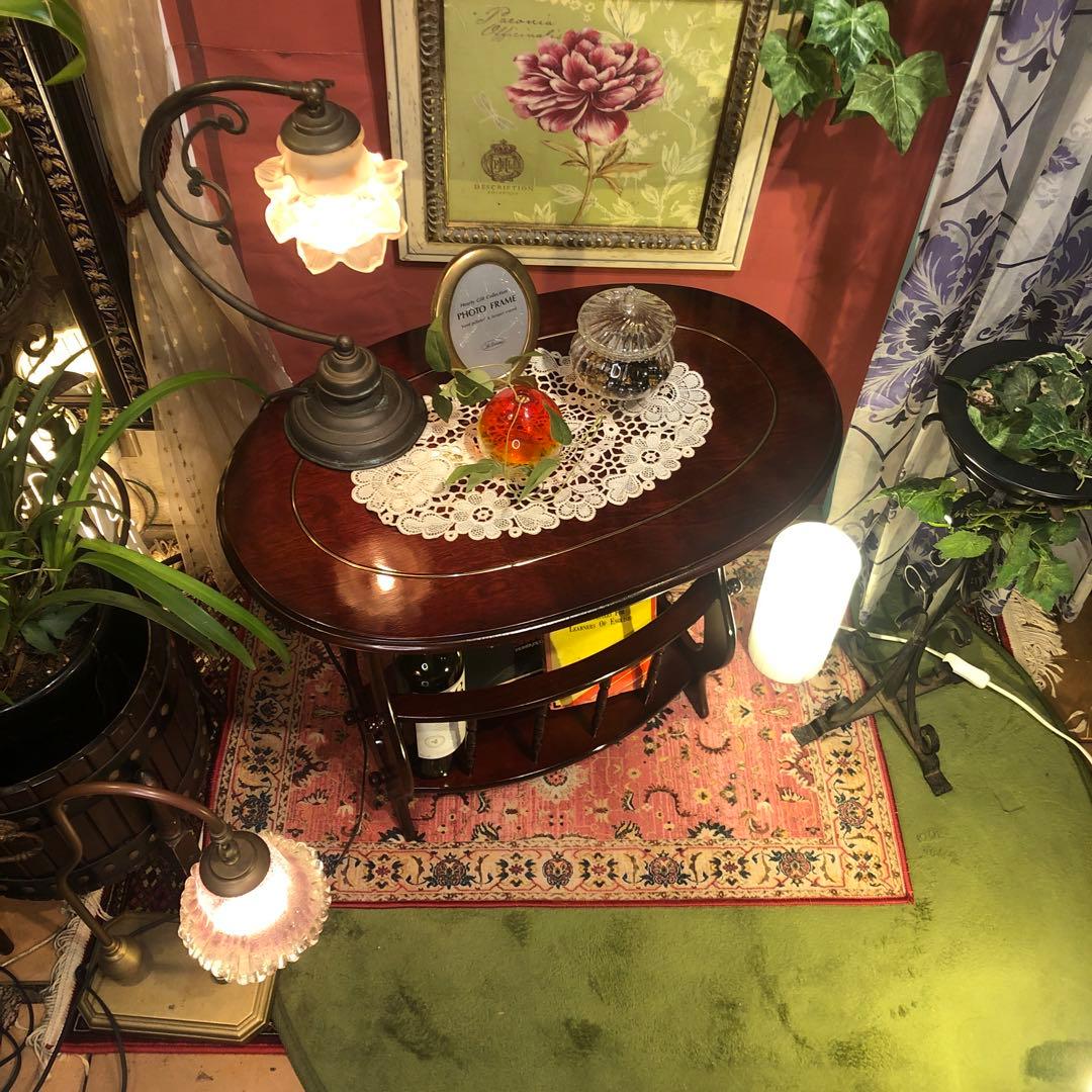 Sale 70's ヴィンテージ スピンドルポスト ラック サイドテーブル