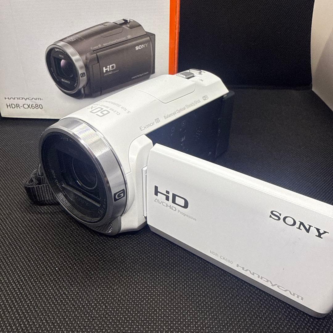 □極上品□ SONY HDR-CX680ホワイト HDR- CX680 W - メルカリ