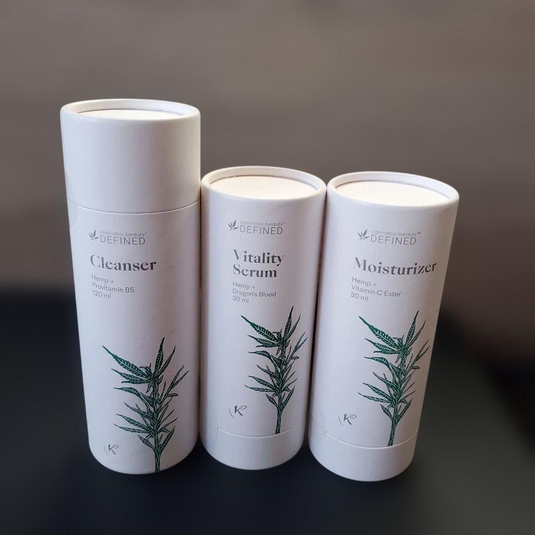 KANNAWAY ヘンプコスメ　クレンザー·保湿剤·美容液 3点セット Kannaway キャナウェイ キャナビスビューティー CBDスキンケア