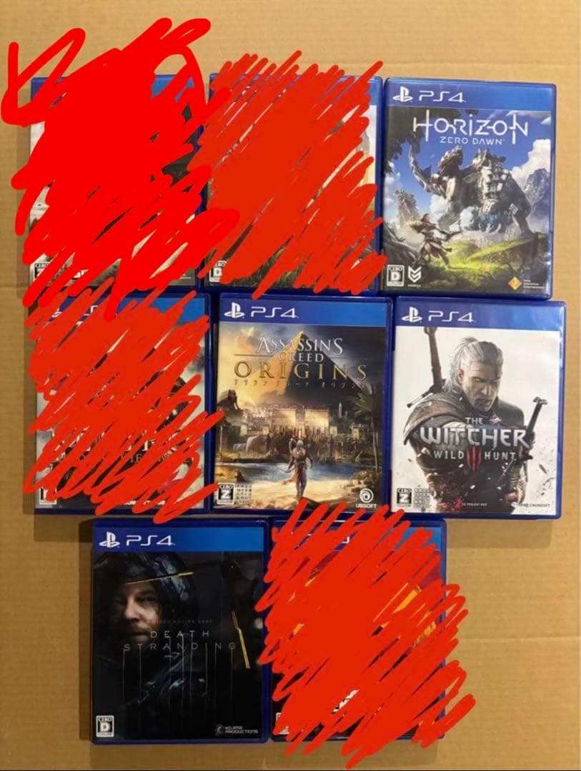 ps4ソフト 6本セット バラ売り⭕️ - メルカリ