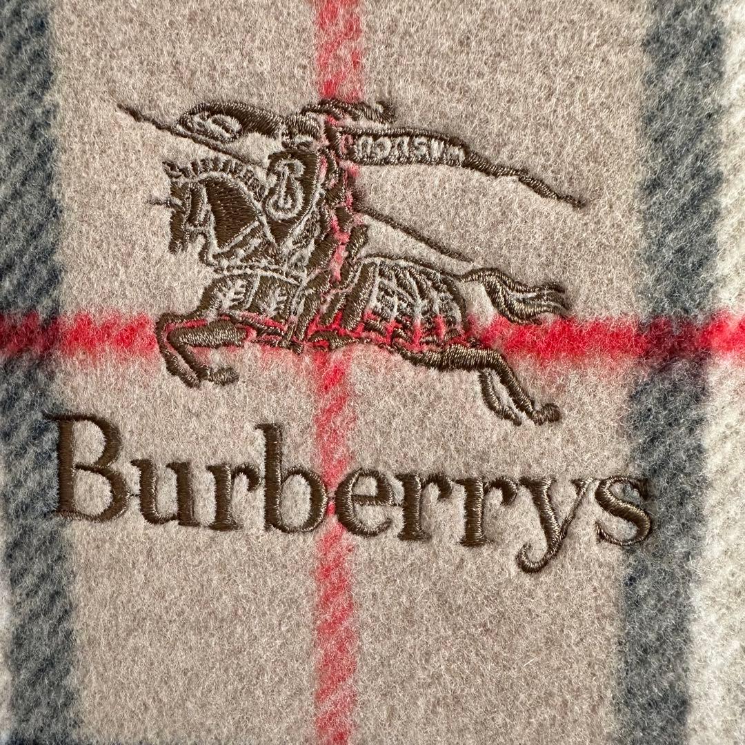 未使用 Burberry 純毛毛布 ノバチェック柄 ベージュ 140×200 - メルカリ