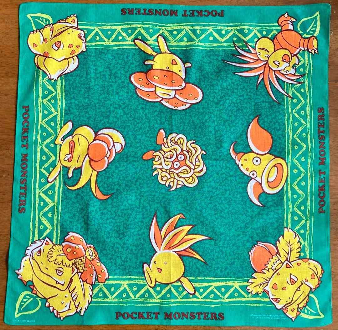 ポケモン初代 バンダナ2枚 草・じめんタイプ - メルカリ