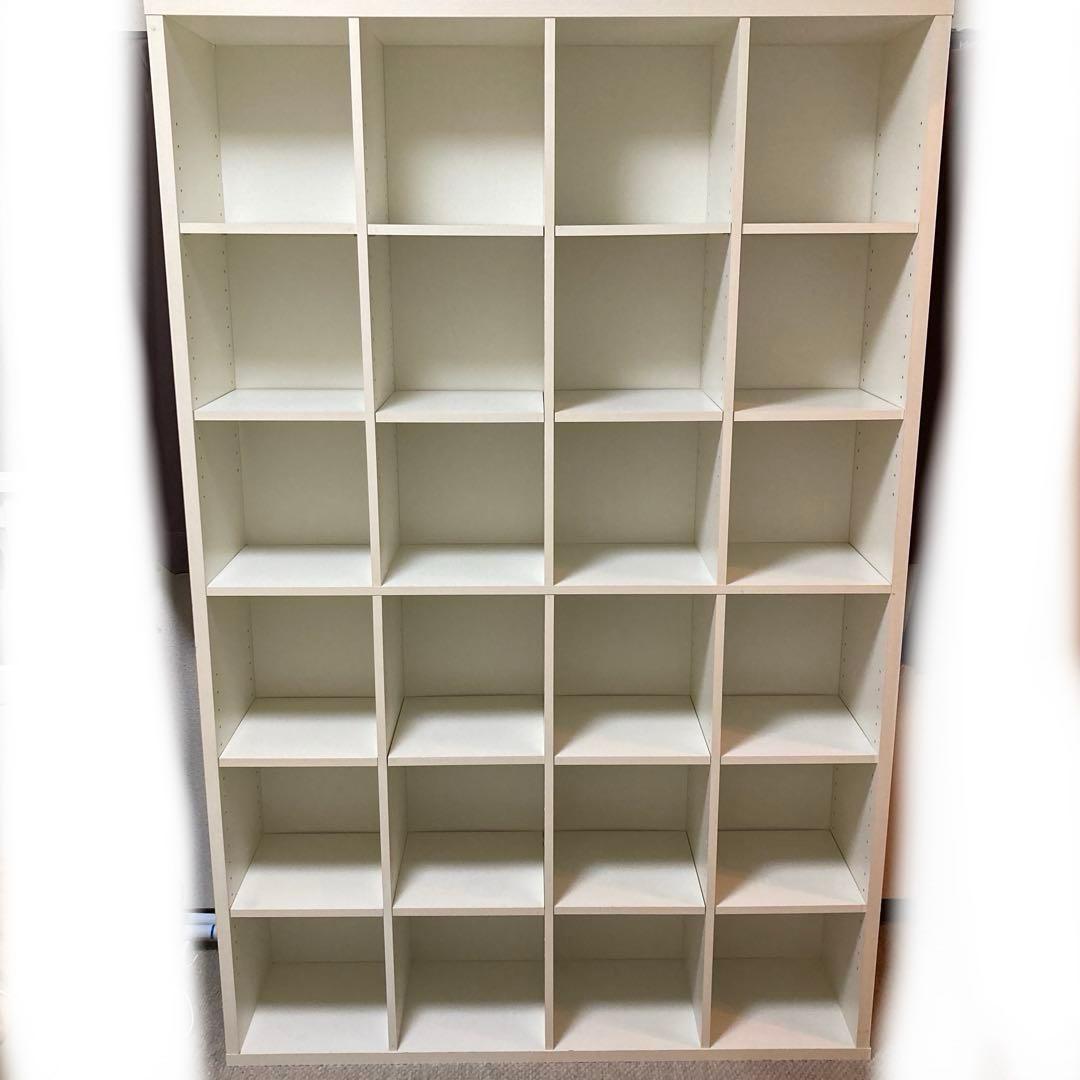 IKEA 本棚 4×6段 ホワイト イケア（IKEA） KALLAX カラックス シェルフユニット, ホワイト 本棚