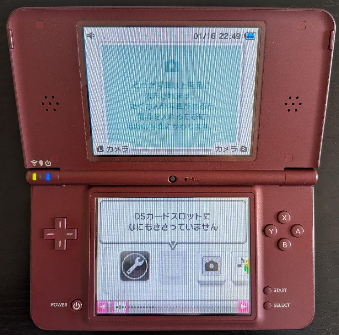 美品】ニンテンドーDSi LL ワインレッド - メルカリ