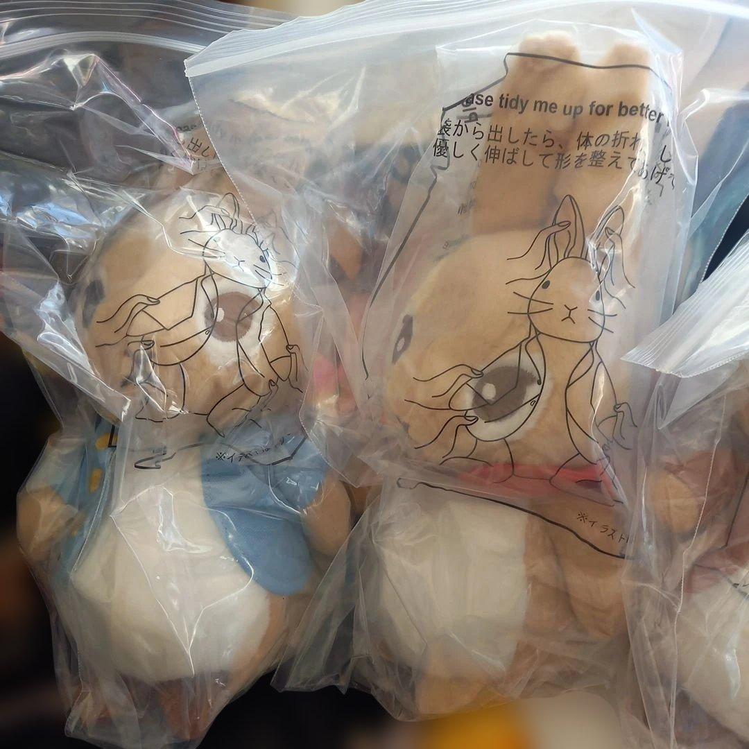 ☆ラージサイズ☆ピーターラビットぬいぐるみ&4種ぬいぐるみセット♪5点