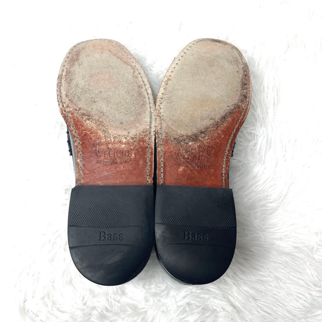 【良品】 G.H.BASS ローファー 25.5cm ウィージャンズ 本革