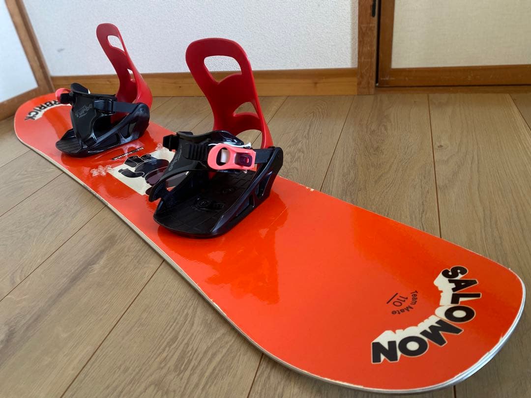 サロモンTEAM MATE110 キッズ スノーボード3点セット - メルカリ