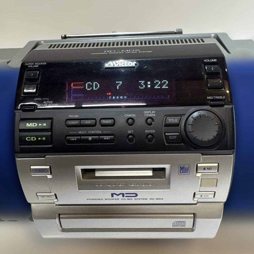 Victor RD-MD5 CD再生確認済み 本体のみ - メルカリ