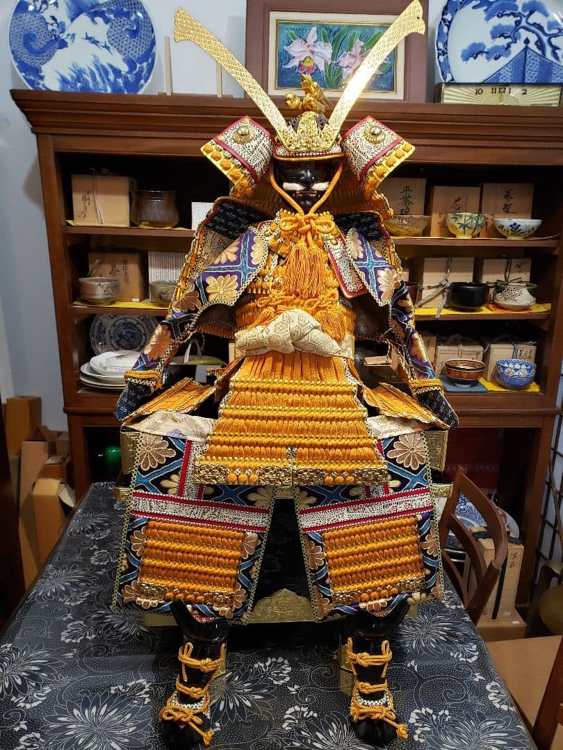 五月人形　鎧飾　13号　「光悦」忠保 忠保作 15号源義経 兜飾〔人形の和光〕五月人形