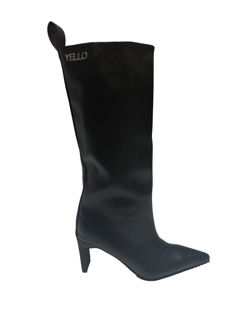 イエロ　YELLO ノワール　ロングブーツ　黒　22.5cm