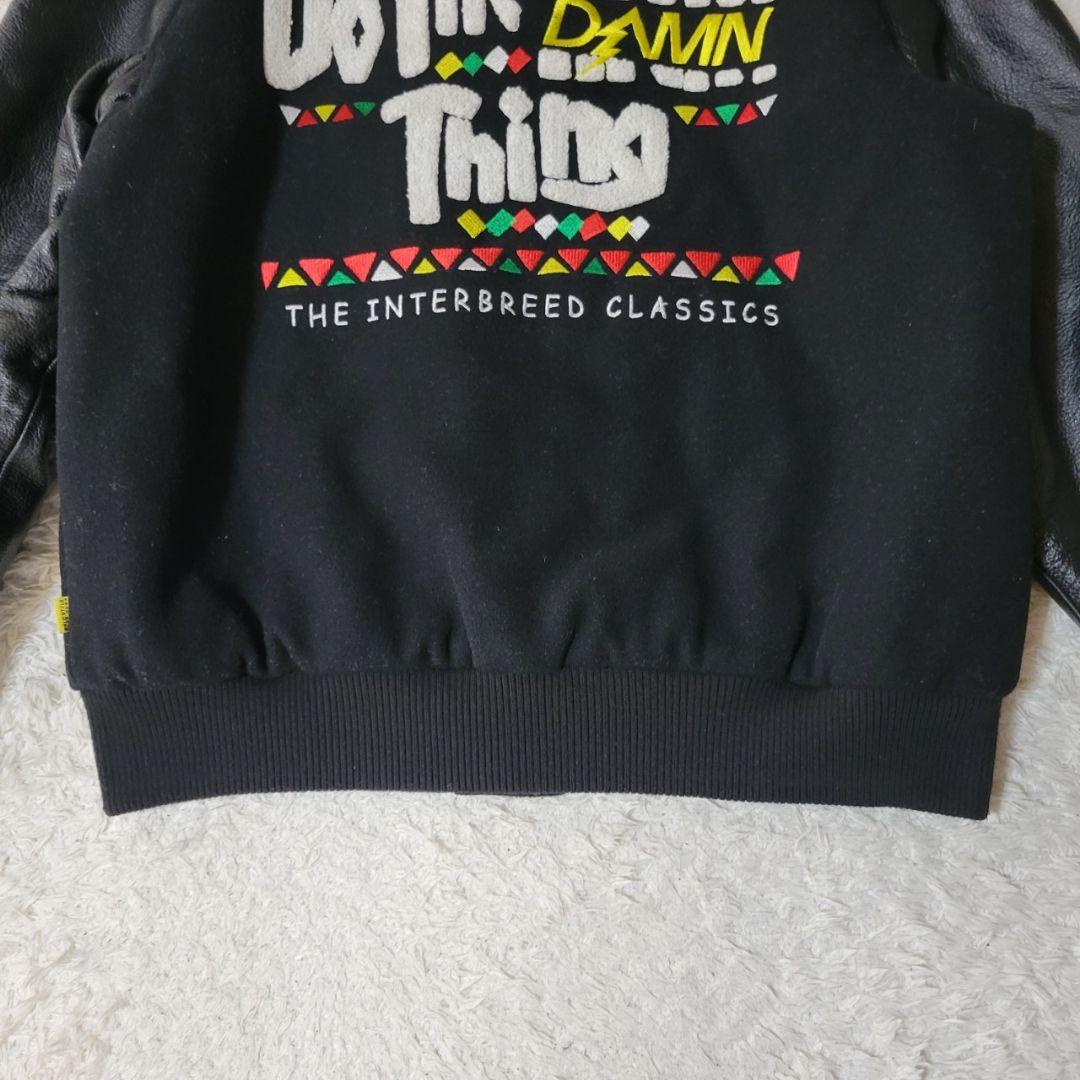 希少✨ レイダース インターブリード スタジャン レザー×メルトン