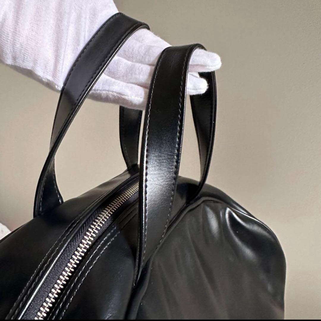 COMME des GARCONS レザー PVC ボストンバッグ - メルカリ