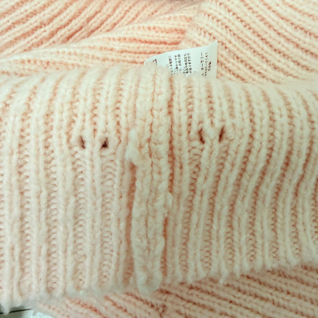 美品✨オーラリー ウールキャメル モックネック リブニットプル