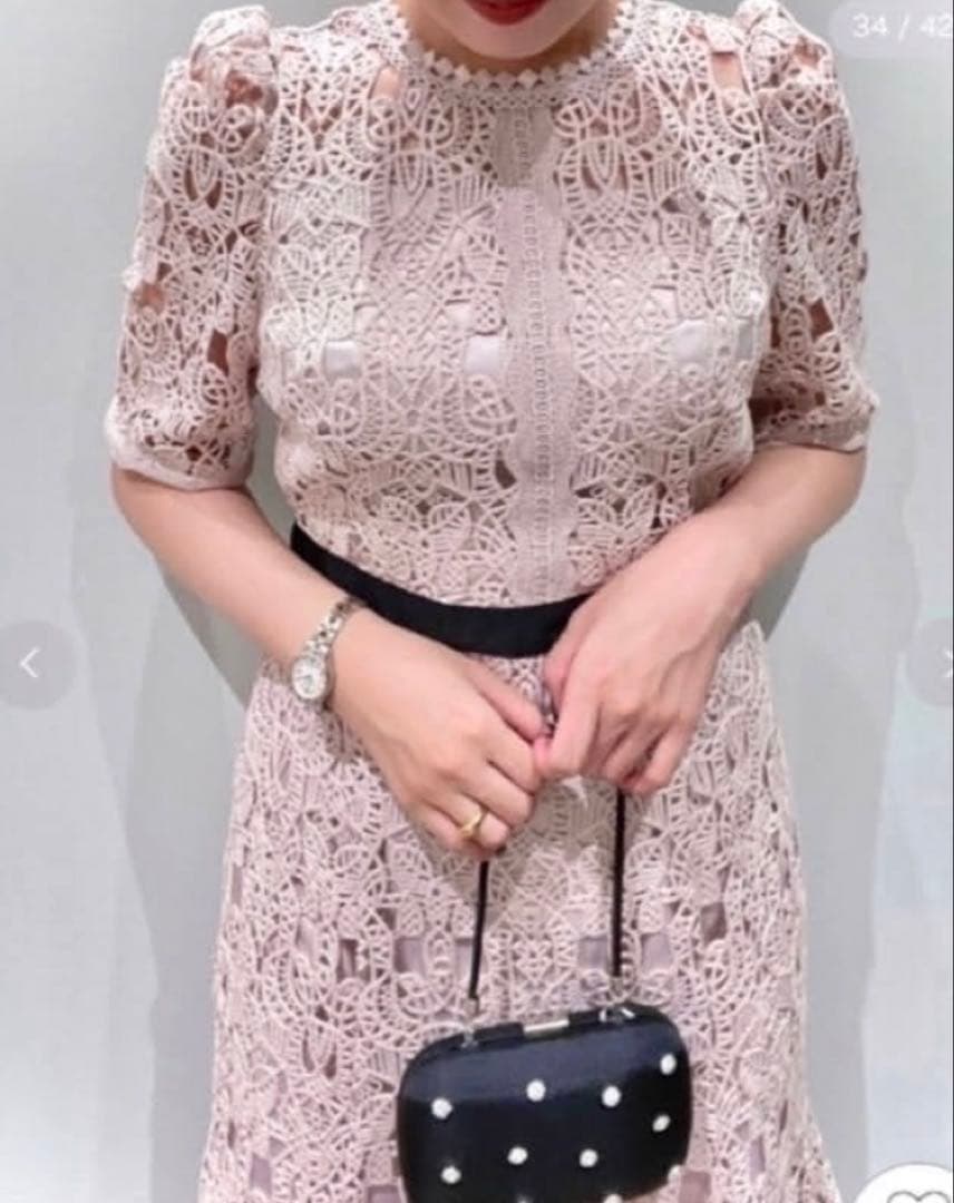 美品CELFORDセルフォードレースマーメイドワンピース佳子様佳子さま