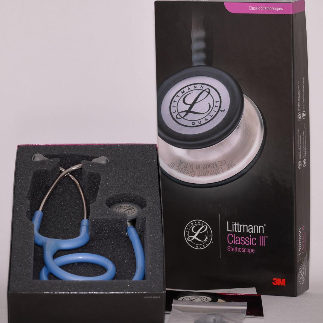 3M リットマン 聴診器 Classic III スカイブルー 箱付き - メルカリ