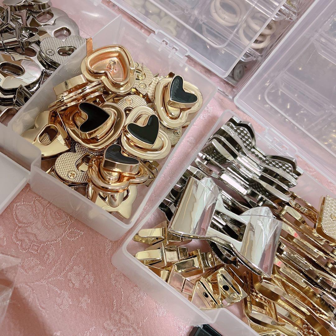 紙モノ コラージュ素材 ひねり金具 デザペ ステッカー コーナー金具