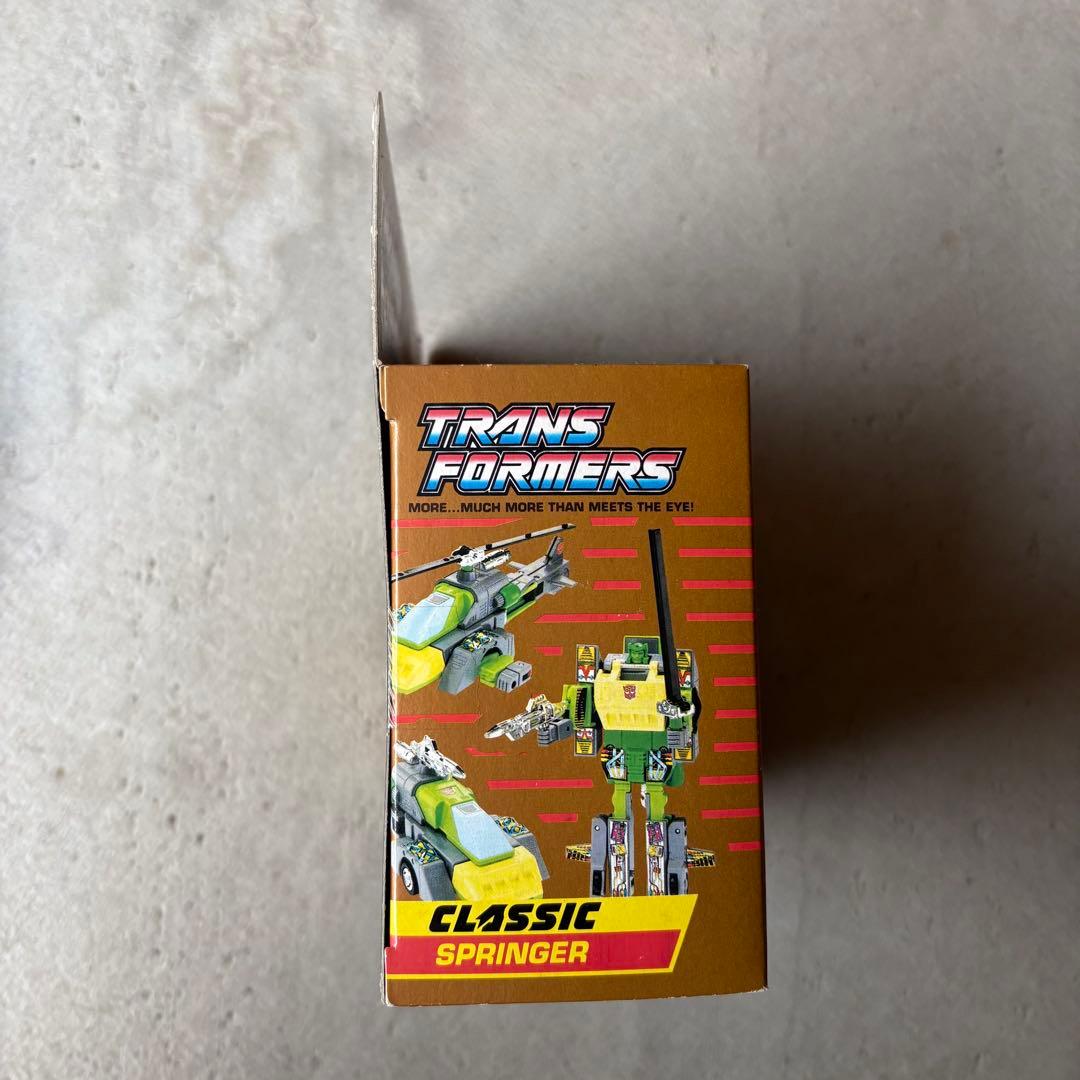 レア TRANSFORMERS CLASSIC SPRINGER G1 箱付き - メルカリ