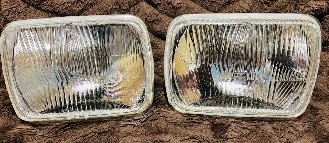 マーシャル 角型 H4 ヘッドライト 猫目 - メルカリ