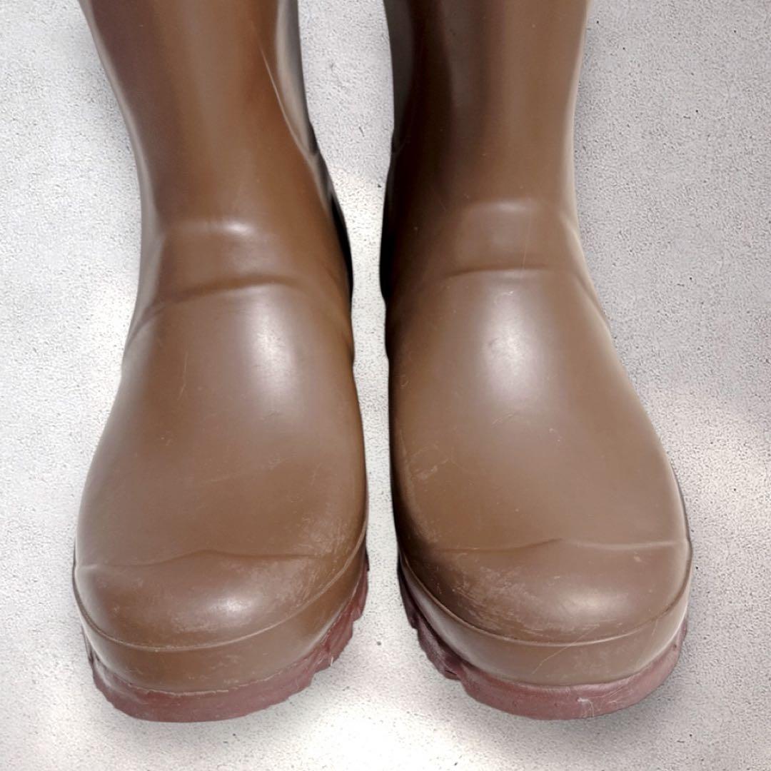 HUNTER ハンター レインブーツ 長靴 ブラウン UK3 - メルカリ