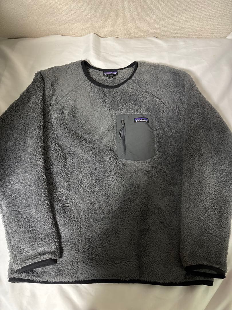 patagonia グレー フリースジャケット サイズL ロスガトスクルー