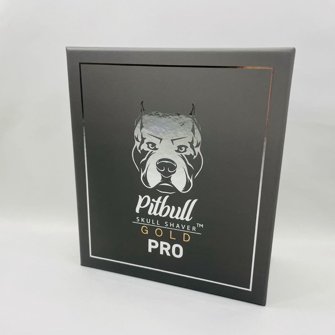 【新品】Skull Shaver Pitbull Gold PRO Pitbull Gold PRO Head and Face Shaver | USB charging cable