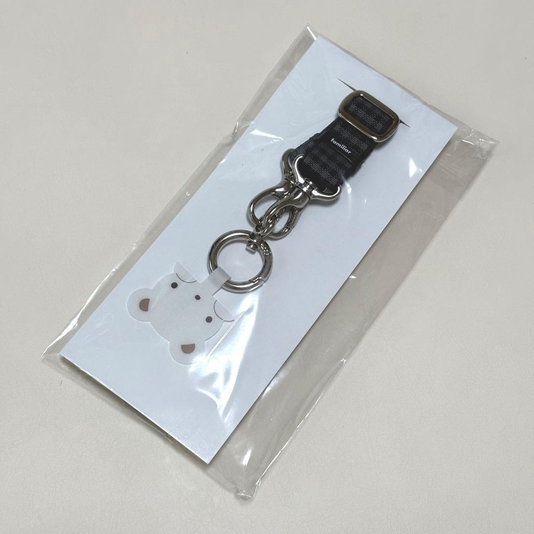 ファミリア familiar ショルダーストラップ 黒系 チェック - メルカリ