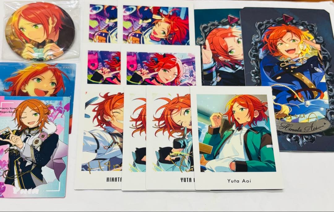 あんさんぶるスターズ 2wink ゆうた ひなた 缶バッジ カード 13点